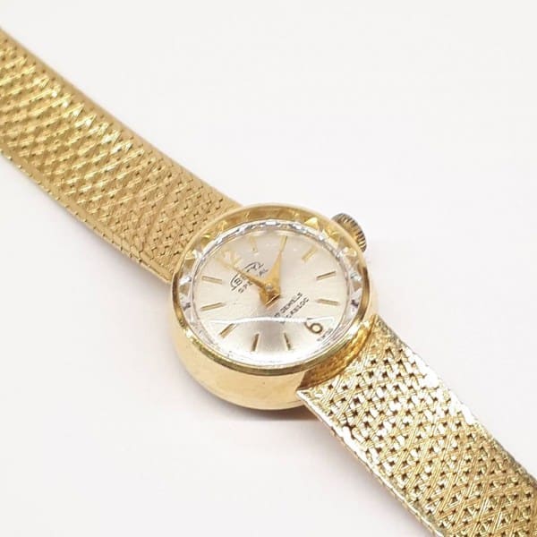 Złoty zegarek Swiss 17Jewels